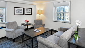 Junior Suite interior at The Gideon Putnam